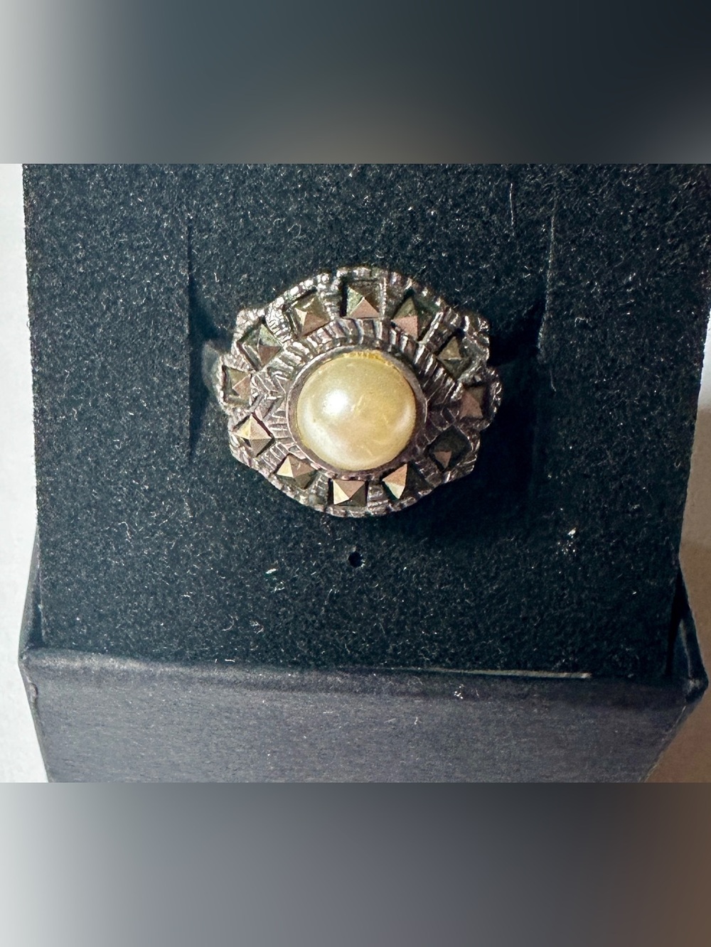 Ornate Vintage 925 Sterling Silver Ring
